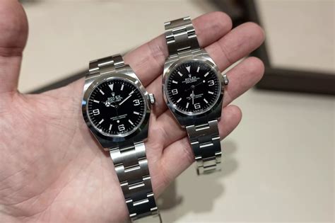 rolex explorer 36mm vs 40mm.